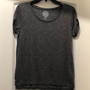 Cuff sleeve basic top